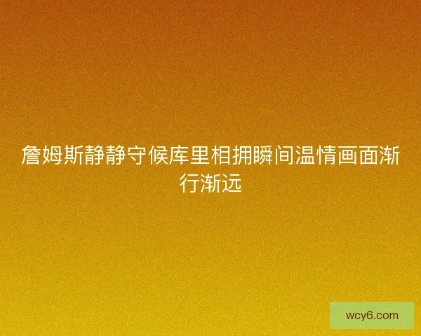 詹姆斯静静守候库里相拥瞬间温情画面渐行渐远